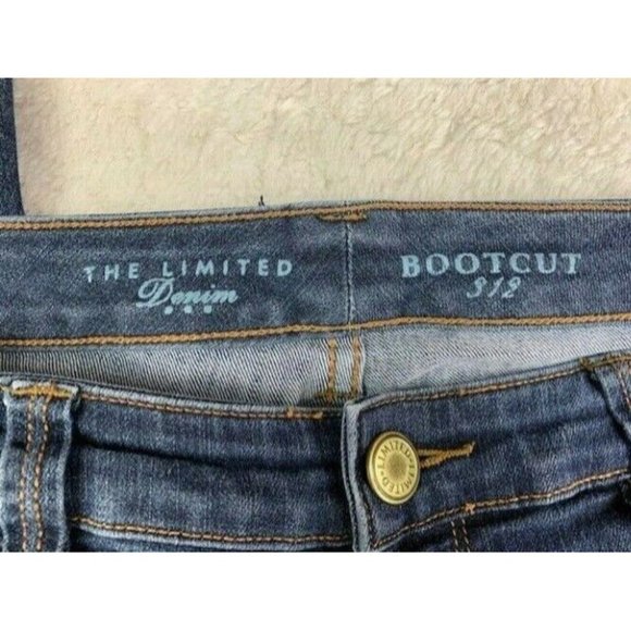 The Limited Size 8 Womens Jeans Bootcut Med Wash Mid Rise Stretch - Picture 3 of 4